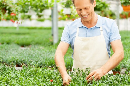 Experienced horticulturists at work
